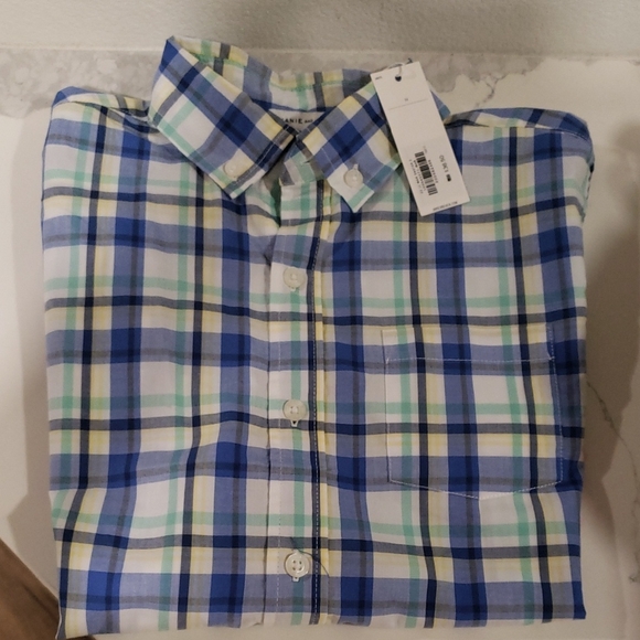 Janie and Jack Multicolor Plaid BOYS's Shirt - Picture 1 of 6